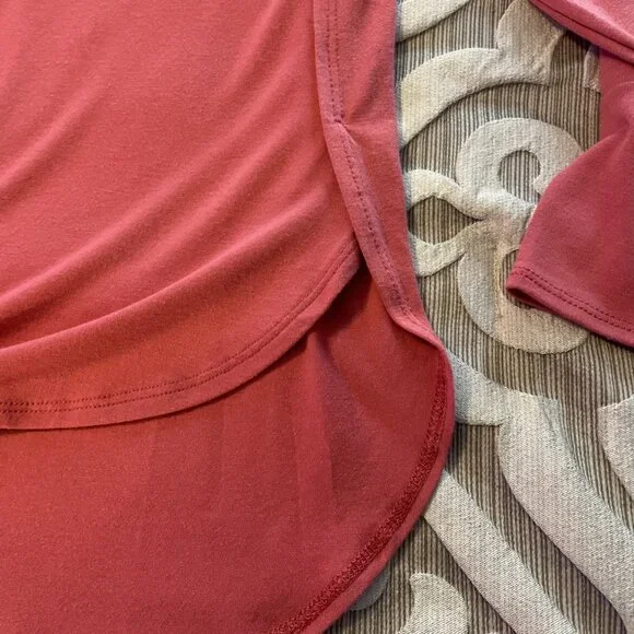 Girl's Old Navy Size Large (10/12) Long Sleeve Tunic Pink Crewneck EUC - Picture 5 of 6